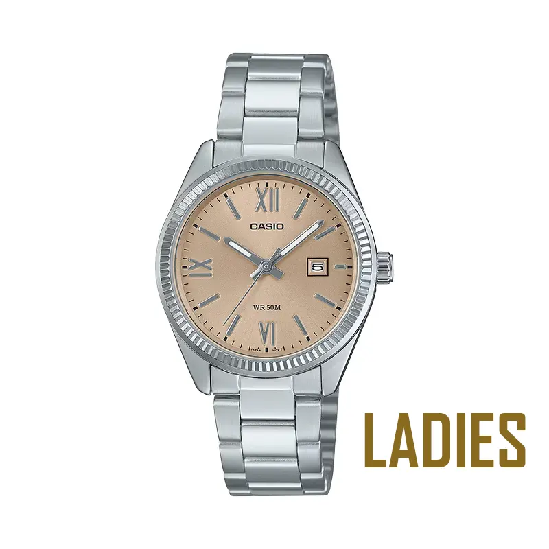 Casio MTP-1302DD-9AV & LTP-1302DD-4A2V Couple's Analog Watch Set